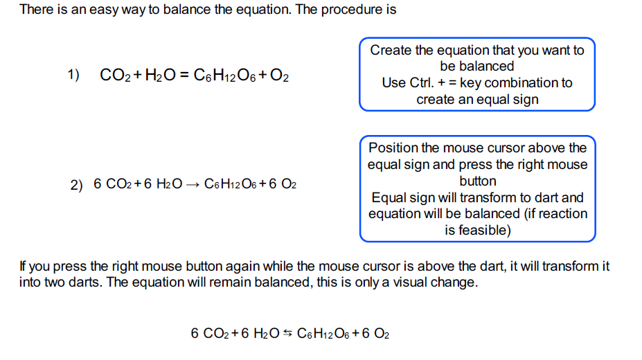balancing an equation